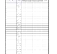 매출계획표 매출계획표